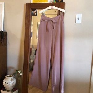 Wide leg high waisted slacks size small